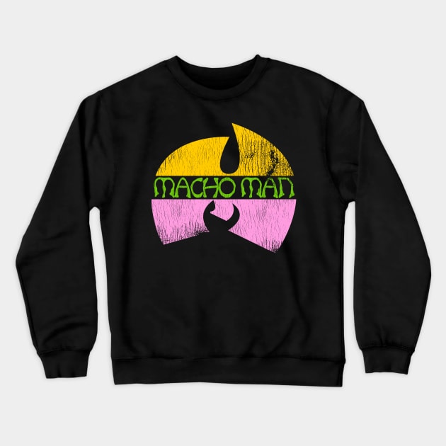 Macho Man Crewneck Sweatshirt by darklordpug